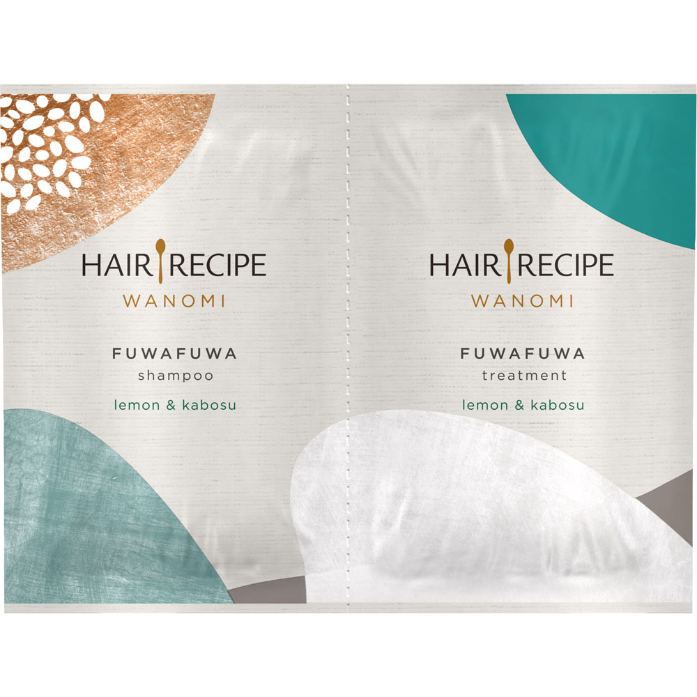 楽天市場 ｐ ｇジャパン ヘアレシピ 和の実 ふわふわ １日分お試しサシェ ノンシリコンシャンプー トリートメント １０ｍｌ １０ｇ マツモトキヨシ楽天市場店