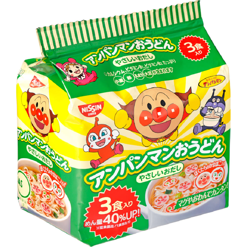 日清食品 アンパンマンおうどん やさしいおだし ３０ｇ×３ 年間定番