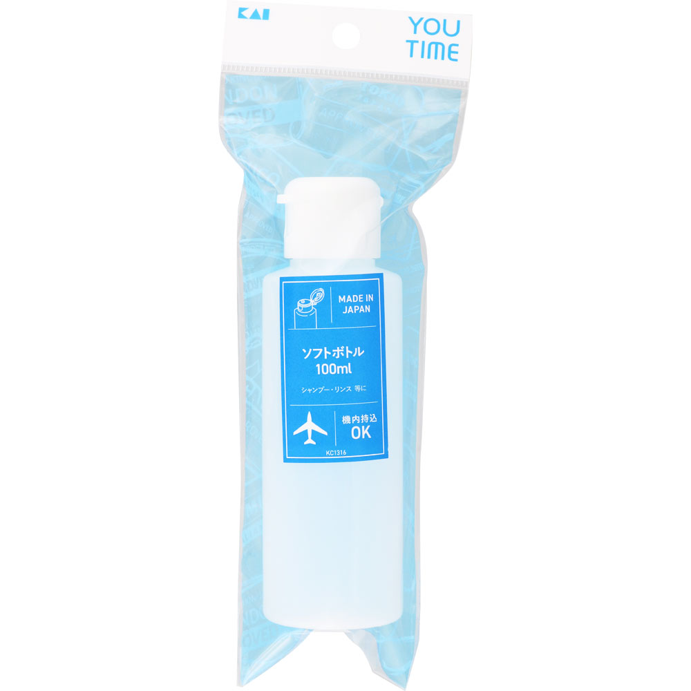 貝印 YOUTIME ソフトボトル 100ml