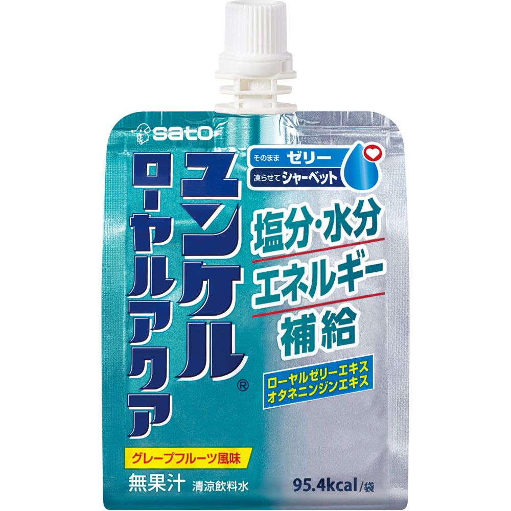楽天市場】佐藤製薬 ユンケル ローヤルアクア 180g パウチ 30個 1
