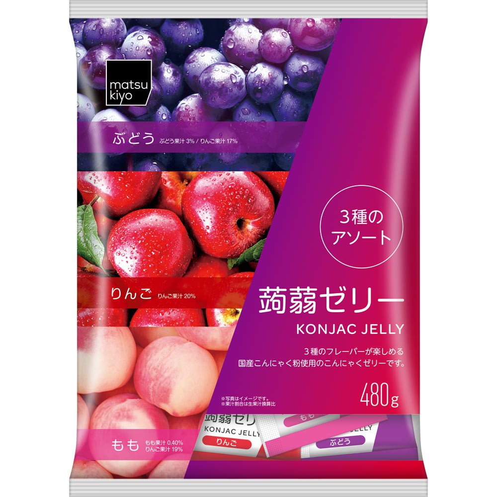 楽天市場】マンナンライフ 蒟蒻畑ララクラッシュ ぶどう味 24g×8