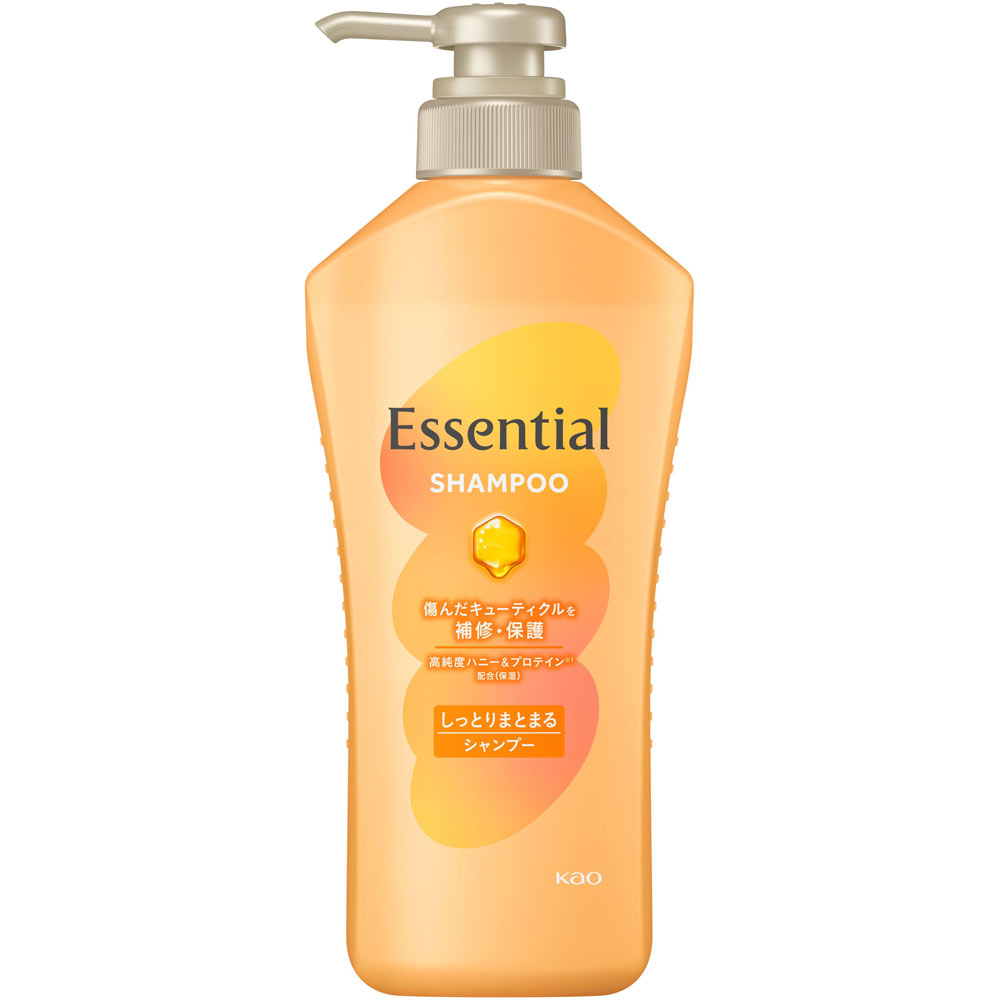 Essential しっとりまとまる シャンプーセット 楽天市場】花王 エッセンシャル しっとりまとまる シャンプー 本体