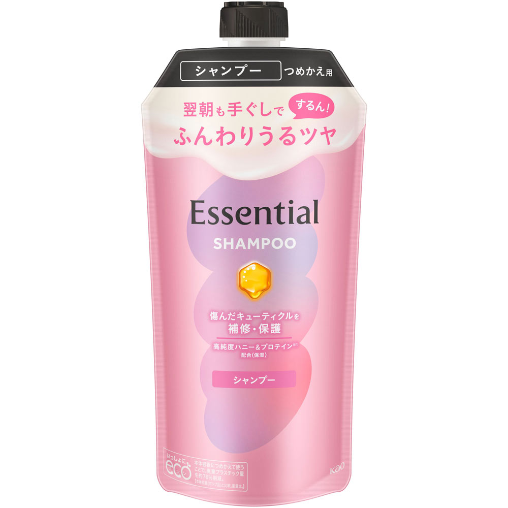 花王 エッセンシャル フリー&イージー シャンプー つめかえ用300ml 18個 花王 エッセンシャル フリー&イージー シャンプー つめかえ用300ml 18