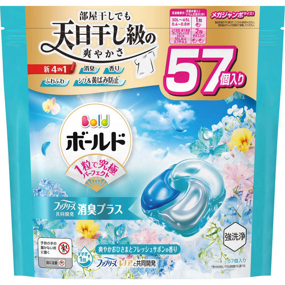 楽天市場】P＆Gジャパン ボールドジェルボール4D爽やかフレッシュ