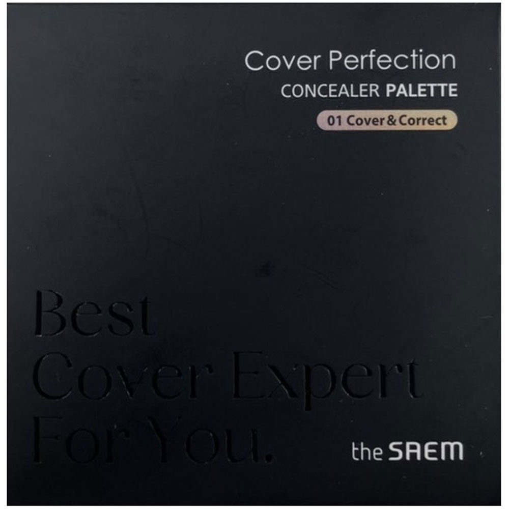 [THE SAEM] Cover Perfection Concealer Palette 01 Cover&Correct