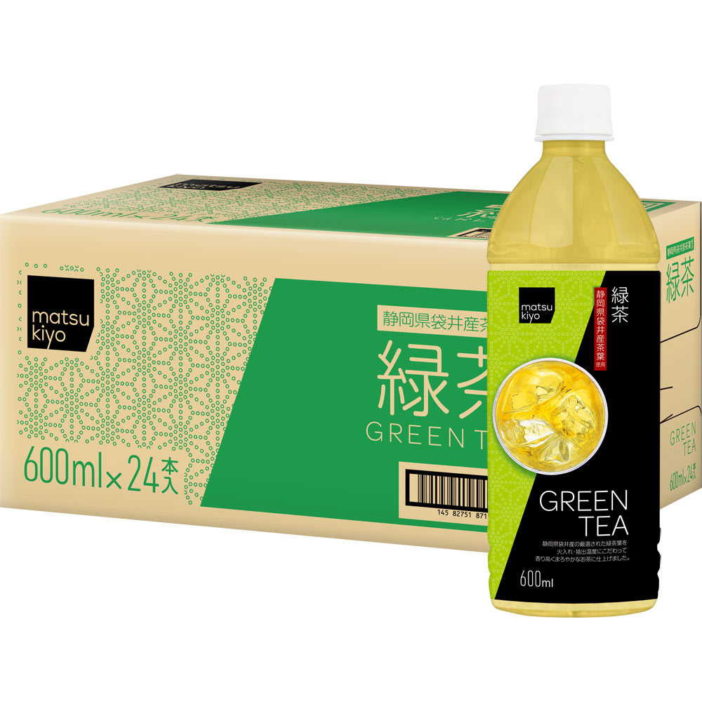 マツモトキヨシ 楽天市場】matsukiyo 濃い緑茶 ケース 600ml×24本【point