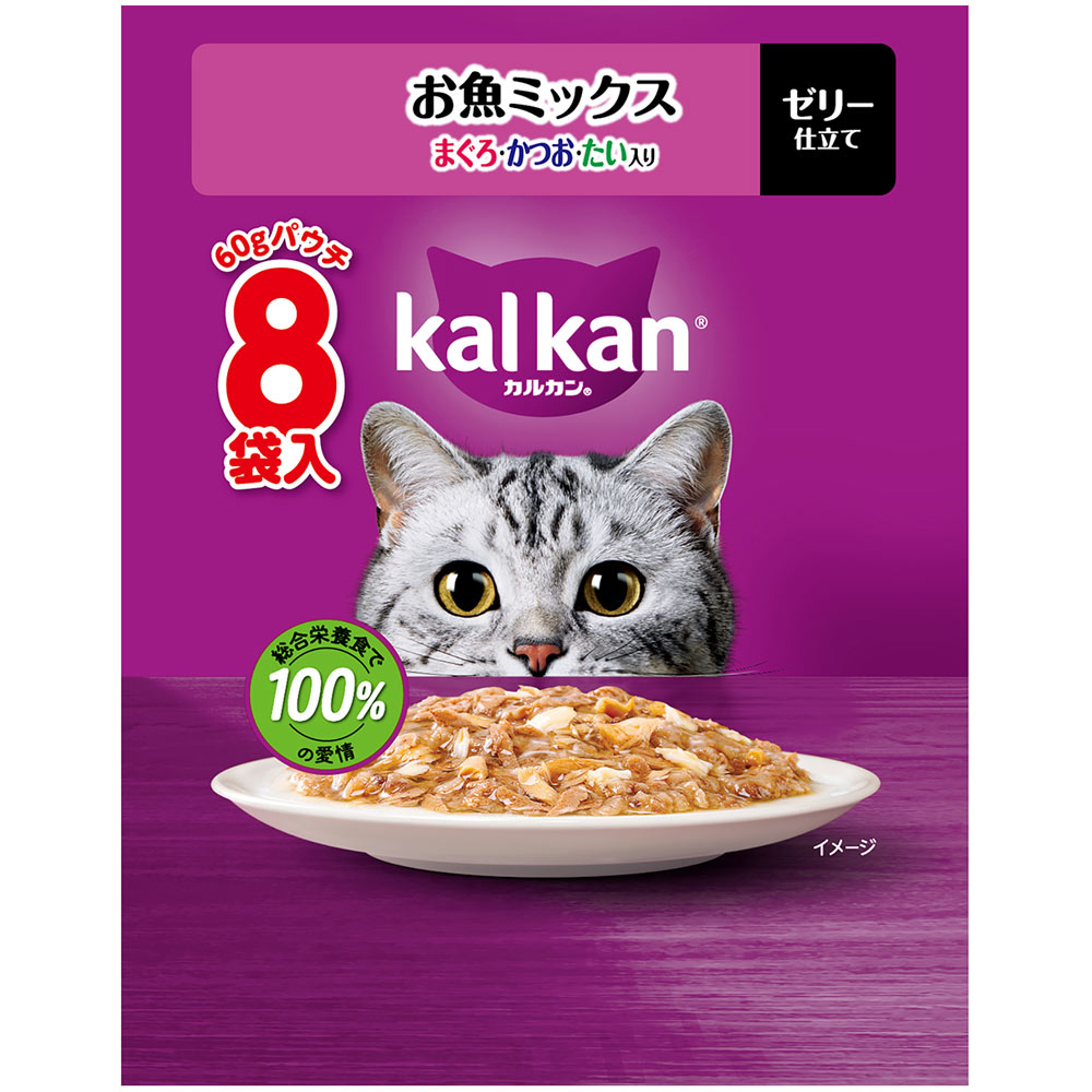 カルカン パウチ 6箱 / 1箱（16袋入）96袋 No.3747 Amazon | カルカン パウチ 子猫用 60g×36袋 お魚ミックス まぐろ