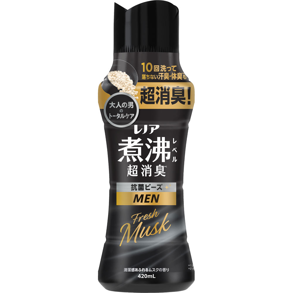 【楽天市場】P&Gジャパン レノア 煮沸レベル超消臭 抗菌ビーズ MEN Fresh Musk 清潔感あふれるムスクの香り 本体 420mL ...