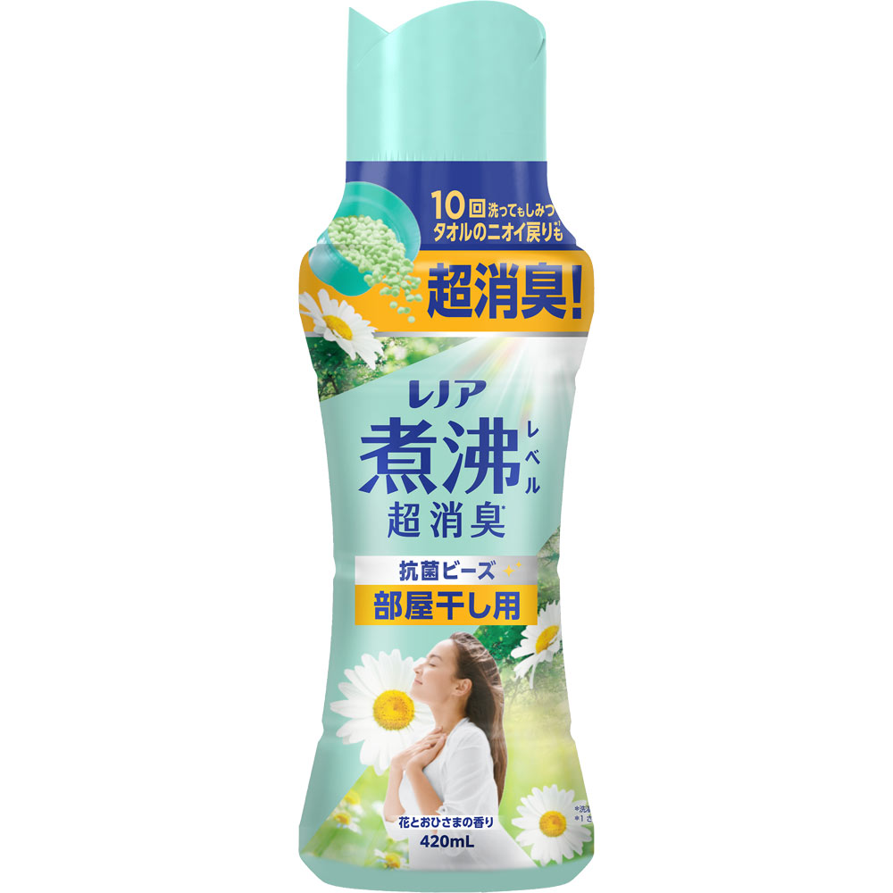 【楽天市場】P&Gジャパン レノア 煮沸レベル超消臭 抗菌ビーズ 部屋干し用 花とおひさまの香り 本体 420mL:マツモトキヨシ楽天市場店
