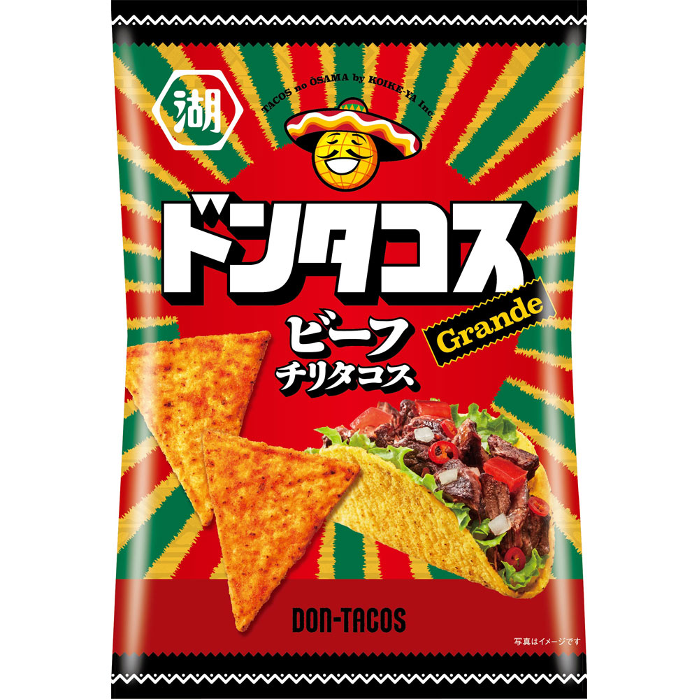 楽天市場】湖池屋 ドンタコス ビーフチリタコス 57g 12コ入り 2025/09