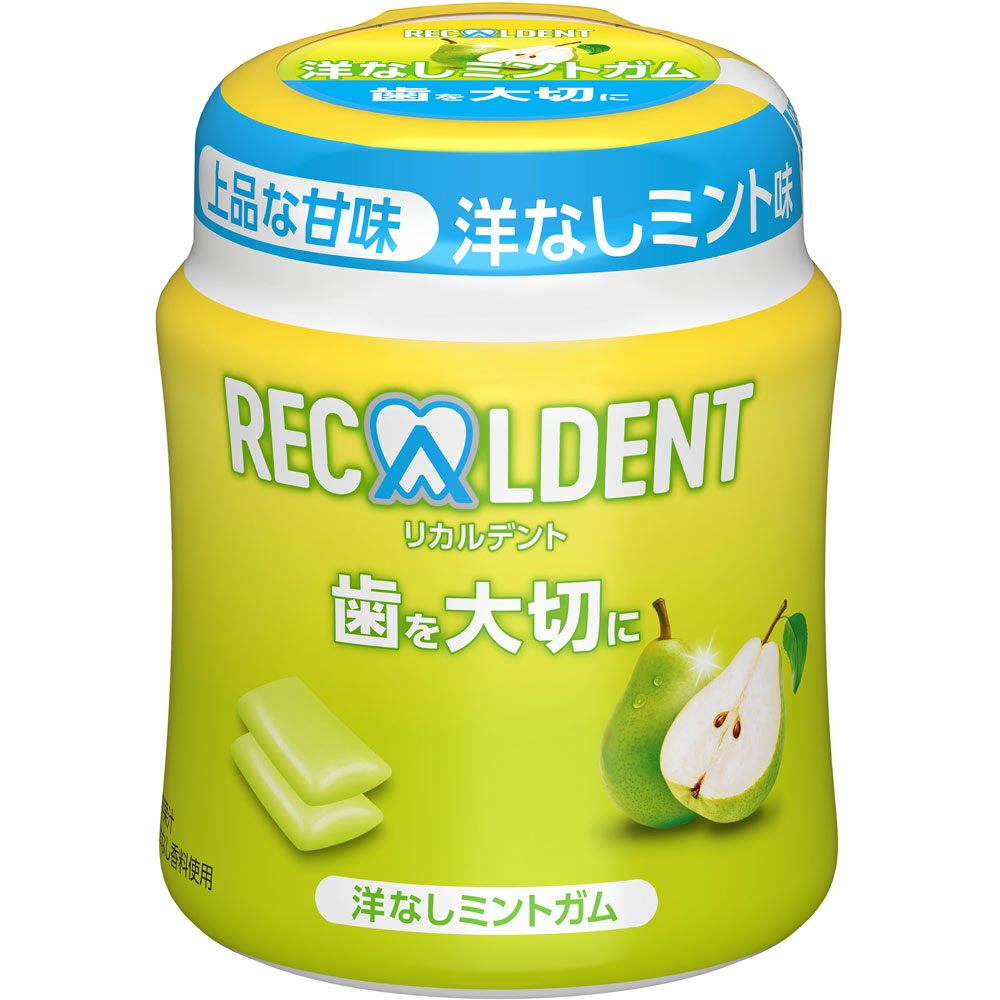 楽天市場】モンデリーズ リカルデント 洋なしミントガム ボトル130g×6