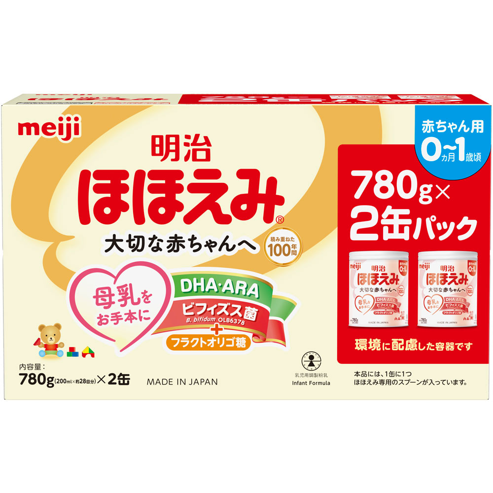 楽天市場】【ケース販売】明治乳業 ほほえみ 大缶800g×2缶パック×4
