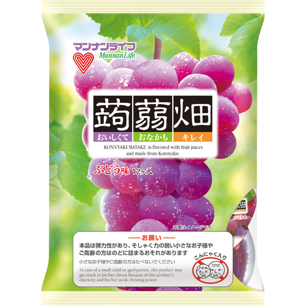 マンナンライフ 蒟蒻畑 ぶどう味 ２５ｇ&times;１２