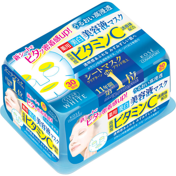 KOSÉ クリアターン コラーゲン マスク 30枚入り12個セット COエッセンスマスクa (コラーゲン) / クリアターン(フェイス用