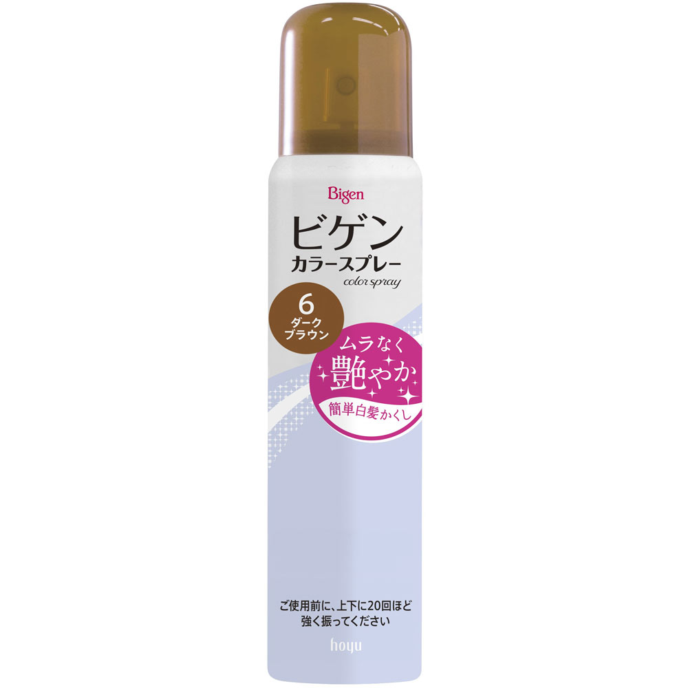 【新品】ビゲン カラースプレー 5深い栗色 Amazon | ホーユー ビゲン カラースプレー 5 (深い栗色) 82g