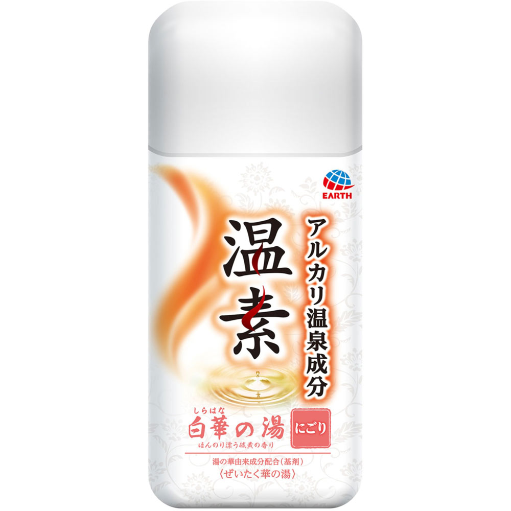 楽天市場】温素 白華の湯 容量600G アース製薬 入浴剤 : MONOW