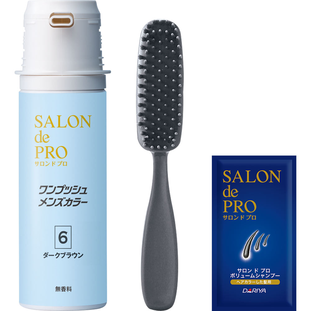 楽天市場 ダリヤ サロン ド プロ ワンプッシュメンズカラー 白髪用 6 ダークブラウン ５０ｇ ５０ｇ １０ｍｌ 医薬部外品 マツモトキヨシ楽天市場店