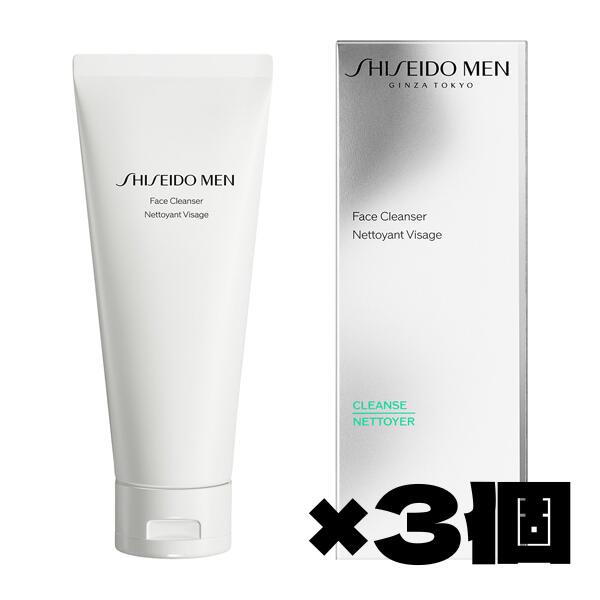 【3個組】資生堂御墨付き販売店 SHISEIDO メン 人間の顔中性洗剤 洗顔 しせいどう 成人男性用かざり付ける品 脂釣り浮き べたつき 肌荒れ 細孔 ニキビ 汚れた状態 シセイドウ シェービング質問用紙 130ｇ MEN 資生堂メン