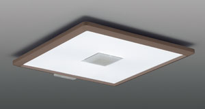 新発売!!LEDシーリングライト◆６畳用　47W 2770lm◆ダークブラウン　LEDH93001Y-LC