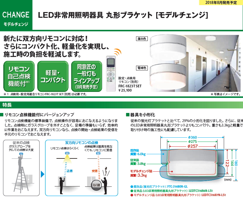 東芝非常灯 LEDTC21687NLS1