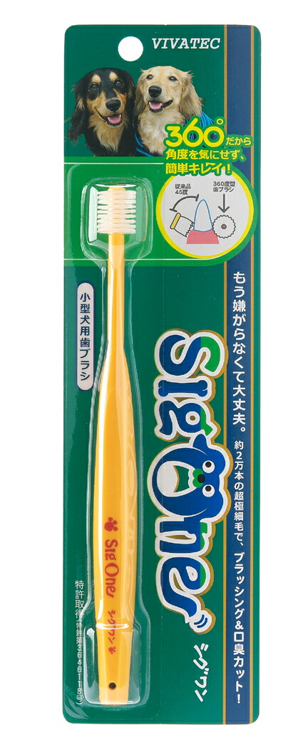 VIVATEC シグワン 小型犬用歯ブラシ 【SALE／64%OFF】