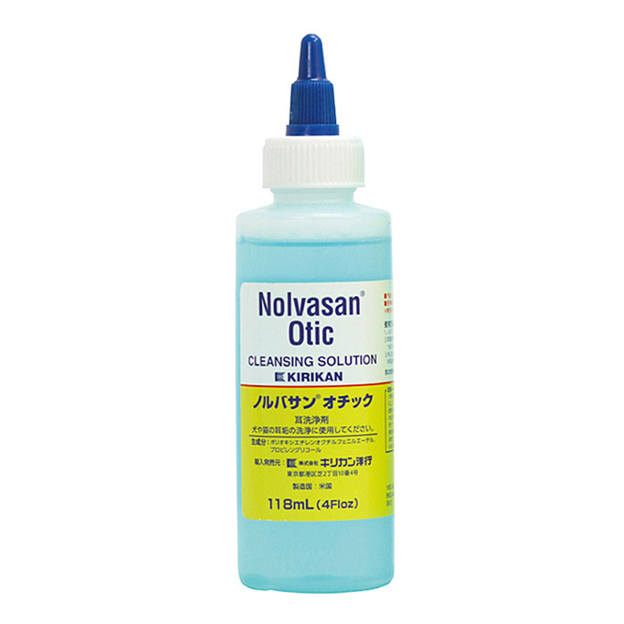 ノルバサンオチック118mL × 4本セット　犬猫用 耳洗浄液【送料無料】 楽天市場】【 犬 猫 耳 】ノルバサン オチック 犬猫用耳洗浄剤