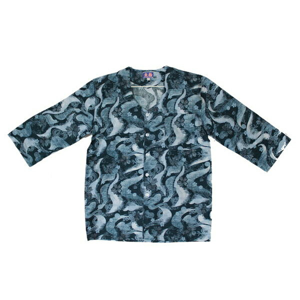 楽天市場】女性用 鯉口シャツ ヒョウ柄黒*ピンクサイズ：S・M・L