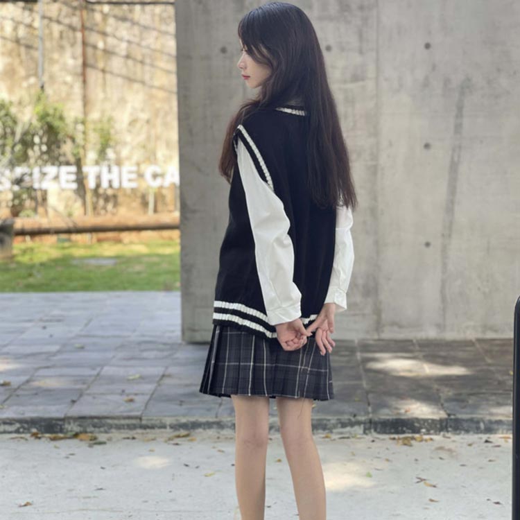 ベスト ニット Jk 制服 スクールベスト ネイビー ファッション セーター コスチューム 女子高生 コスプレ 高校生 ニットべスト Vネック 学生服 ギャル 春 スクール 高校 夏 ベージュ 中学 Jk制服 秋 イベント 中学生 ギャル服 V 送料無料 ホットセール 41 割引