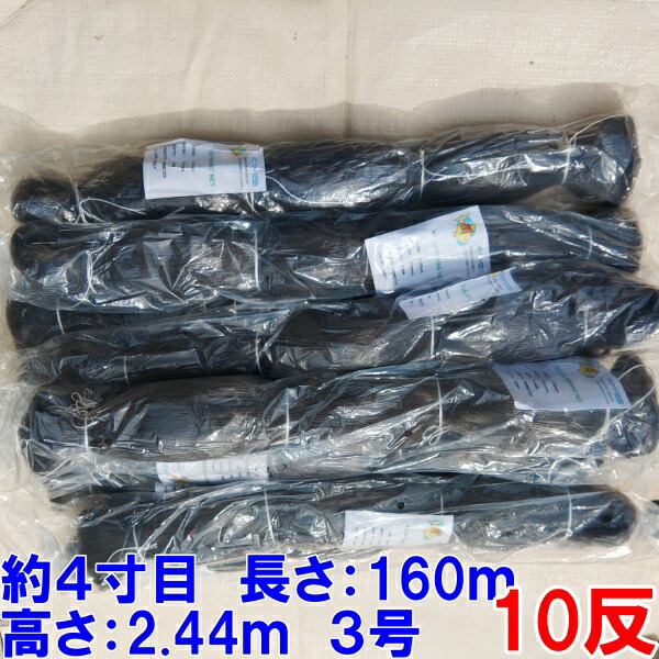 あきら　刺し網2反 楽天市場】漁網 刺し網 刺網 2反 約5寸 長さ160m 高さ2.43m