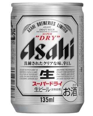 楽天市場 135ml アサヒ スーパードライ 135缶 24本入4ケースまで １個分の送料で発送可能 酒自慢まつうら