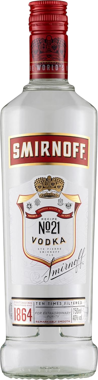 【送料無料　一部地域除く】スミノフ　Ｎo.21　正規　750ml　12本入のケース販売です。｜酒自慢まつうら