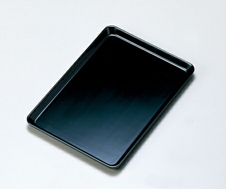 【送料無料】【日本製】越前漆器 ７寸名刺盆 黒 20cm