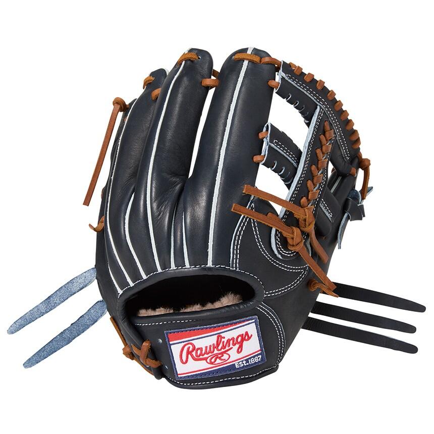 野球 グローブ 硬式 高校野球対応 内野手 ローリングス 硬式グラブ HOH PREMIUM N62 サイズ 11.25 右投げ用 LH Vブラック｜マツヤスポーツ店