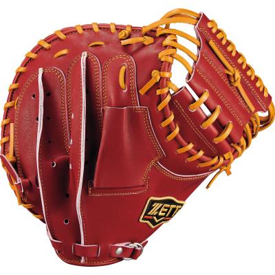 野球 軟式キャッチャーミット 天然皮革 学生対応 日本製 小ぶり プロステイタス ZETT ゼット BRCB30222G ボルドーブラウン マツヤスポーツ