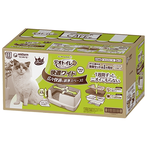 楽天市場】【ユニ・チャーム】デオトイレ 快適ワイド本体 セット