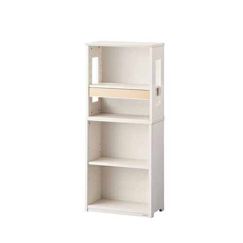 コイズミファニテック シェルフ「WISE ワイズ 55ローシェルフ KWB-251MW」 幅55cm MW色｜マツヤデンキ店