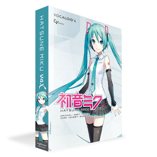 クリプトン・フューチャー・メディア MIKUV4XCP 音声合成ソフト HATSUNE MIKU V4X (incl. ENGLISH) ／ PACKAGE｜マツヤデンキ店 11,360円