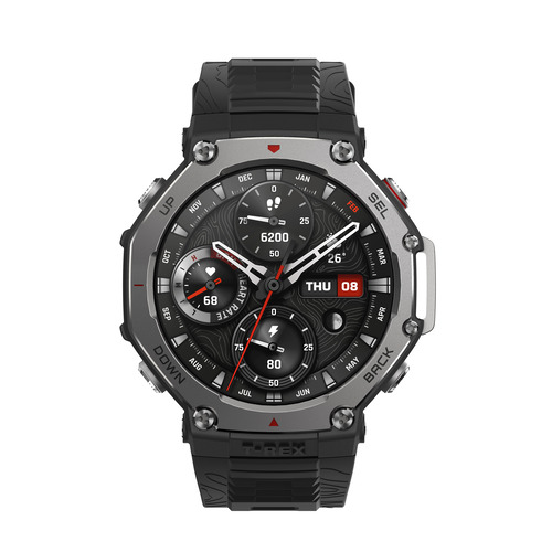 Amazfit T-Rex 3 48mm スマートウォッチ オニキス（黒）