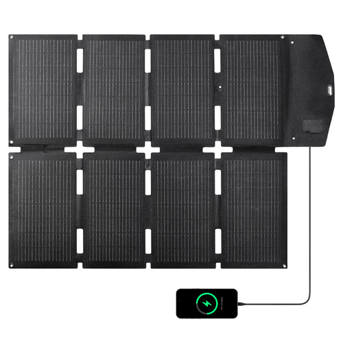 ISSYZONE JAPAN PS100W 100W折畳みソーラパネル BougeRV 100W グレー