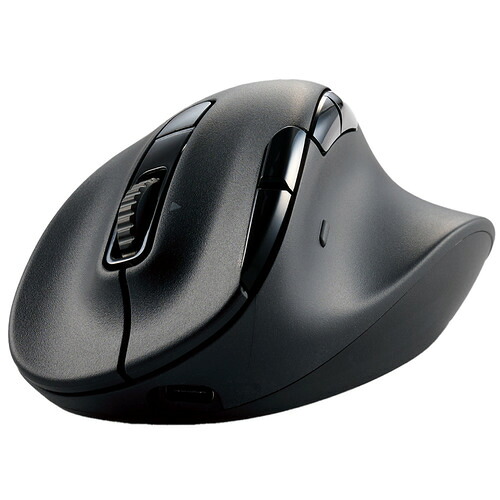 エレコム M-XGM50MBSKBK 静音 申し受ける式 Bluetooth5.0二十日鼠 EX-G 8名取り草 M大いさ MXGM50MBSKBK