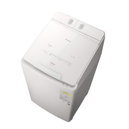 【無料長期保証】日立 洗濯乾燥機 洗濯10.0kg 乾燥5.5kg 幅61cm 自動投入 ナイアガラビート洗浄 AIお洗濯 BW-DX100M W ホワイト系|マツヤデンキ店