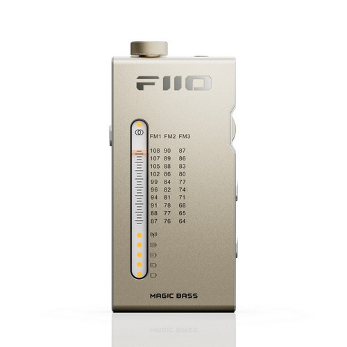 FIIO FIO-RR11-G 携帯型FMラジオ受信機 64～108MHz 厚さ13粍 超薄型 広広としたFM相応う MAGIC BASS役立つこと積み上げる ゴールド