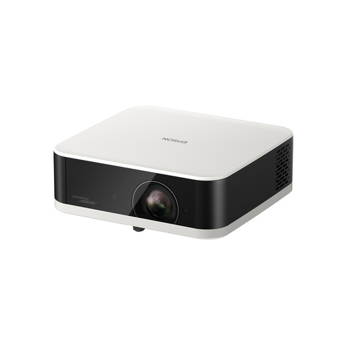 EPSON EF-61W 身寄り用映写機 小型軽さ Google TV内蔵 Bose金棒引き積み上げる 白いこと