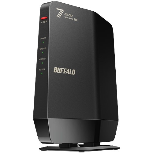 BUFFALO WSR6500BE6PBK Wi-Fi 7(11be)対応デュアルバンドWi-Fiルーター MU-MIMO対応 ビームフォーミング