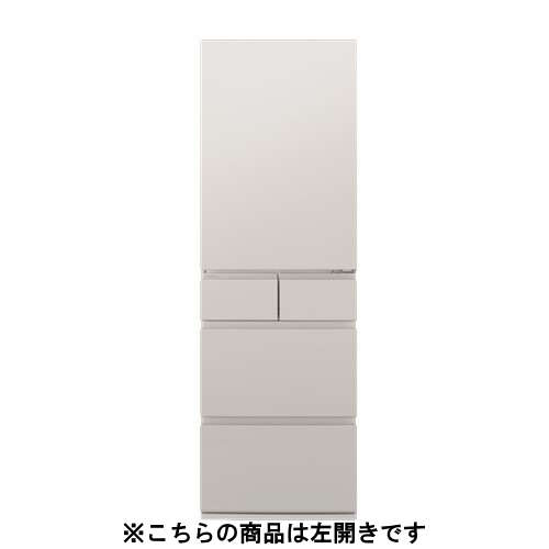 【無料長期保証】パナソニック 冷蔵庫 450L 左開き 5ドア 幅60cm 大容量冷凍室 トップユニット方式 シャキシャキ野菜室 NR-E45RY3L-C ベージュ系
