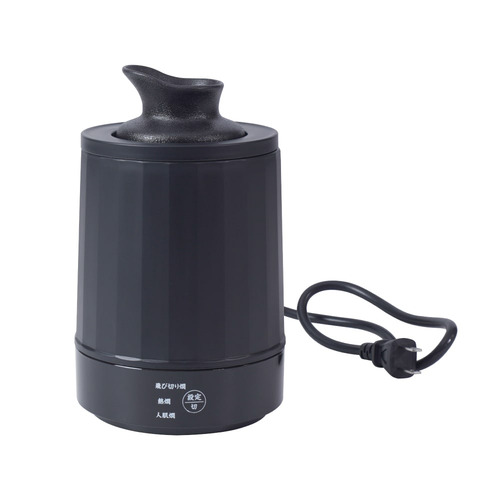 THANKO ATKN25ABK 大燗板 湯煎式酒燗器 3段階温度設定 タッチパネルで操作 300ml ブラック