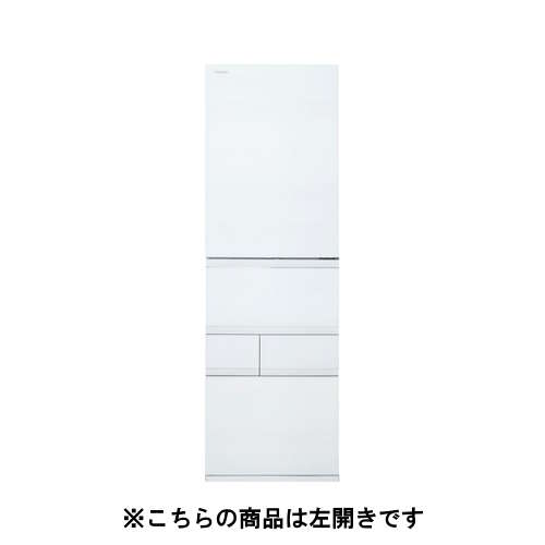 【無料長期保証】東芝 冷蔵庫 452L 左開き 5ドア 幅60cm 奥行スリム 3段冷凍室 広々冷蔵室 GR-A450GTL(TW) ホワイト系｜マツヤデンキ店