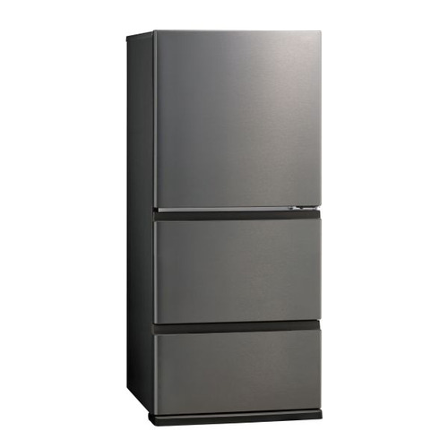 AQUA 冷蔵庫 262L 右開き 3ドア 幅60cm 大容量冷凍室 省エネ設計 AQR-26A(DS) シルバー系