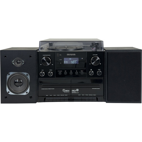 aiwa GAA4-MCA0001 ダブルカセットワイヤレスシステムコンポ  黒いこと