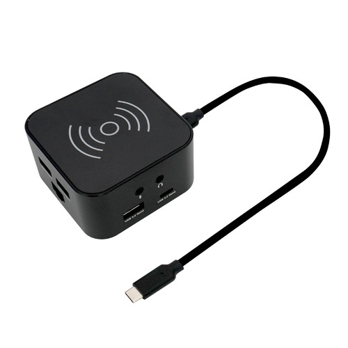 AXELTECH AXDST02BK 13 in 1ドッキングステーション USB Type-C,HDMI,LAN,オーディオ出力ポート搭載 Windows Mac対応 ブラック｜マツヤデンキ店